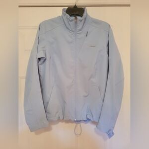 Columbia Titanium Omni-tech Jacket Mens L Black Soft Shell Coat Light